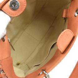 Chanel Pink Calfskin Petite Shopping Tote Handbag 