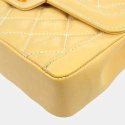 Chanel Beige Calfskin Wild Stitch Handbag