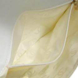 Chanel White Calfskin Wild Stitch Handbag