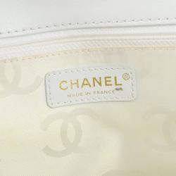 Chanel White Calfskin Wild Stitch Handbag