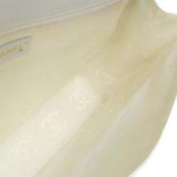 Chanel White Calfskin Wild Stitch Handbag