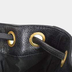 Chanel Black Calfskin Triple CC Backpack