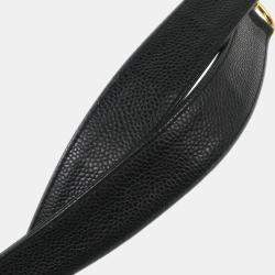 Chanel Black Calfskin Petite Shopping Tote Handbag