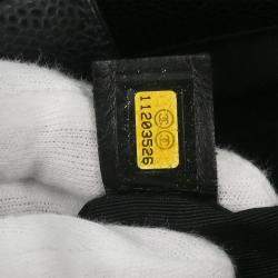 Chanel Black Calfskin Petite Shopping Tote Handbag