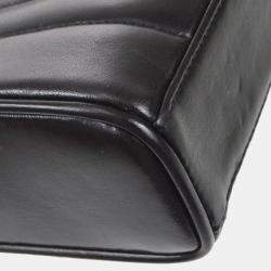 Chanel Black Lambskin Mademoiselle Single Chain Shoulder Bag