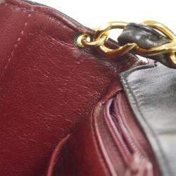 Chanel Black Lambskin Mademoiselle Single Chain Shoulder Bag