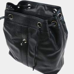 Chanel Black Calfskin CC Turnlock Backpack