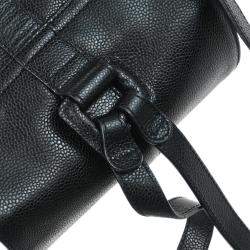 Chanel Black Calfskin CC Turnlock Backpack