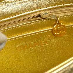Pre Owned Chanel Chevron Single Bijou Chain Shoulder Bag