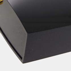 Pre Owned Chanel Black Acrylic Crossbody Shoulder Bag