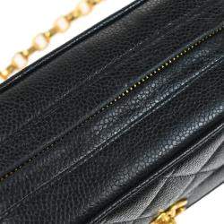 Pre Owned Chanel Black Calfskin Mini Camera Bag 
