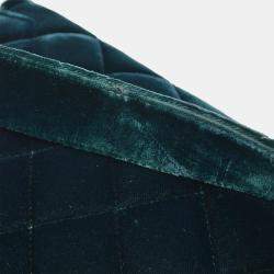 Chanel Moss Green Velvet Handbag