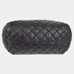 Chanel Black Nylon Coco Cocoon Handbag 