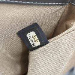 Chanel Gray Calfskin Wallet On Chain