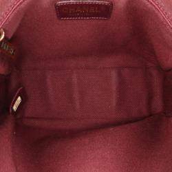 Pre Owned Chanel Black Chevron Lambskin Pyramid CC Camera Bag