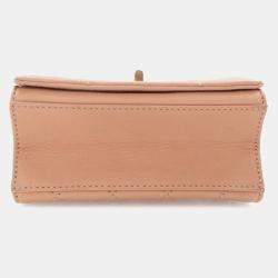 Chanel Pink Small Quilted Goatskin Rita Top Handle Flap