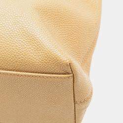 Chanel Brown CC Caviar Chain Tote