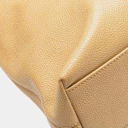 Chanel Brown CC Caviar Chain Tote
