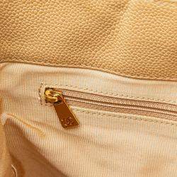 Chanel Brown CC Caviar Chain Tote