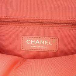Pre Owned Chanel Pink Lambskin Giant Crystal CC Camera Bag