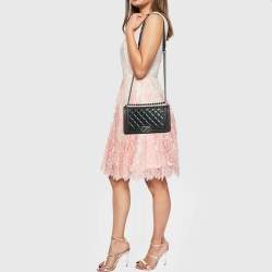 Chanel Black Quilted Leather Medium Boy Flap Bag