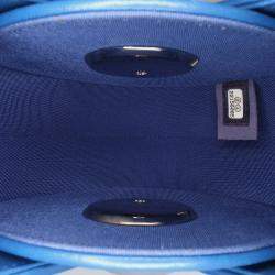 Chanel Blue Lambskin Evening In The Air Crossbody