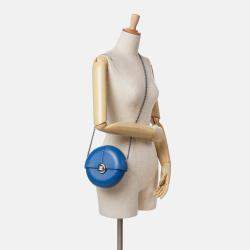 Chanel Blue Lambskin Evening In The Air Crossbody