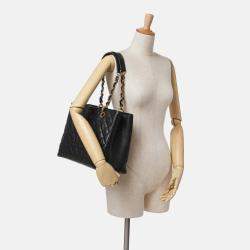 Chanel Black Caviar Grand Shopping Tote