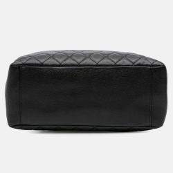 Chanel Black Caviar Grand Shopping Tote