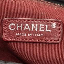 Chanel Black Quilted Leather Astrakan Bowler Bag