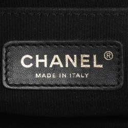 Chanel Black Quilted Leather Small Boy Flap Bag