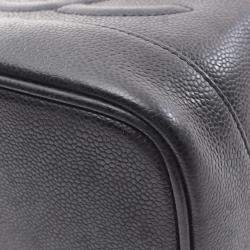 Chanel Black CC Caviar Vanity Case