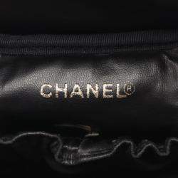 Chanel Black CC Caviar Vanity Case