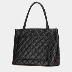 Chanel Black Caviar Medallion Tote