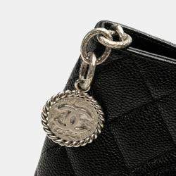 Chanel Black Caviar Medallion Tote