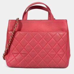 Chanel Caviar Quilted Small Business Affinity Shopping Bag 