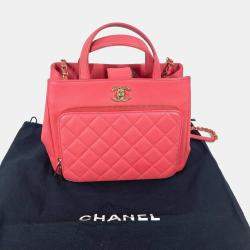 Chanel Caviar Quilted Small Business Affinity Shopping Bag 
