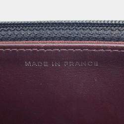 Chanel Black Caviar Leather Quilted Classic Wallet On Chain
