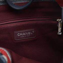 Chanel Beige Hemp Leather Deauville Backpack 
