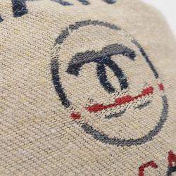 Chanel Beige Hemp Leather Deauville Backpack 