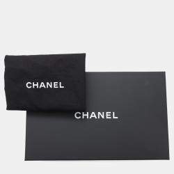 Chanel White Lambskin Quilted Vanity Chain Shoulder Bag 