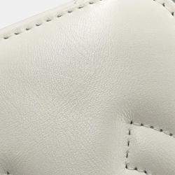 Chanel White Lambskin Quilted Vanity Chain Shoulder Bag 