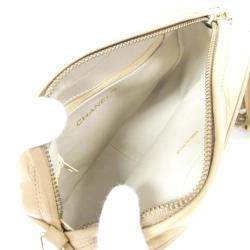 Chanel Beige Lambskin Leather Camera Shoulder Bag