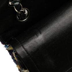 Chanel Multicolor Medium Classic Tweed Double Flap