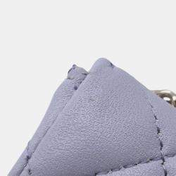 Chanel Purple Lambskin Matelasse Ribbon Belt Bag