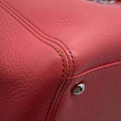 Pre Owned Chanel Pink Leather Executive Tote 