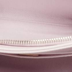 Chanel Pink Quilted Caviar Leather Small Business Affinity Bag