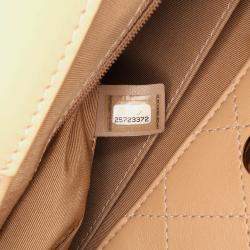 Chanel Brown Small Quilted Calfskin Easy Shopping Tote