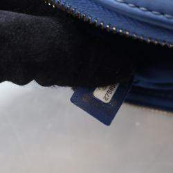 Chanel Blue Lambskin Bi Waist Bag
