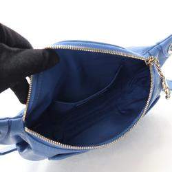 Chanel Blue Lambskin Bi Waist Bag